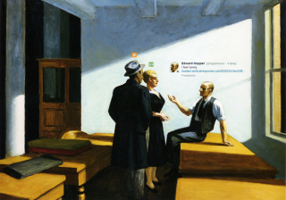 Illustration for article titled If Edward Hopper Used Instagram and Facebook